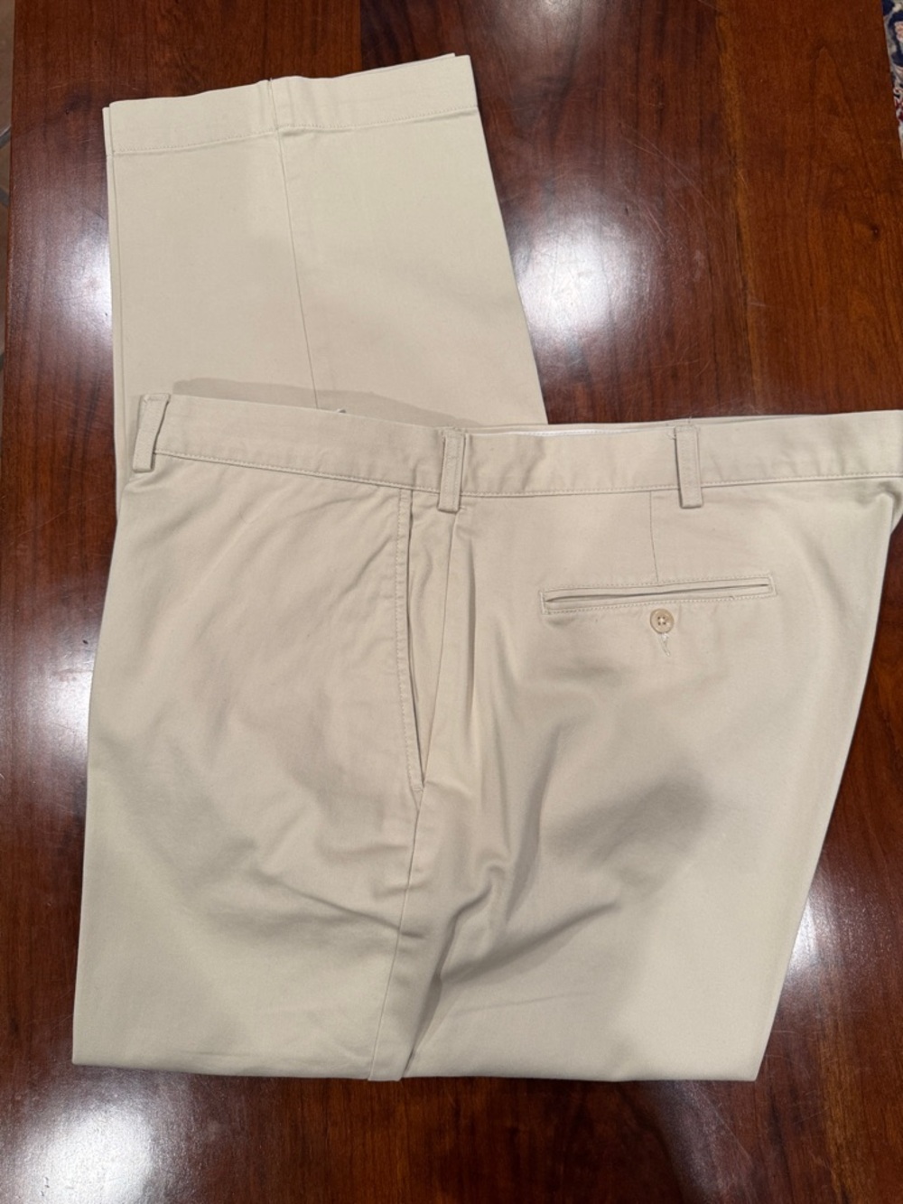 NWOT Men's Polo Ralph Lauren Classic Khaki Chinos - Stone Light Tan 100% Cotton - Picture 2 of 7